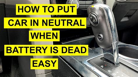 How to Put Car in Neutral Without Key: Exploring Unconventional Methods and Their Implications